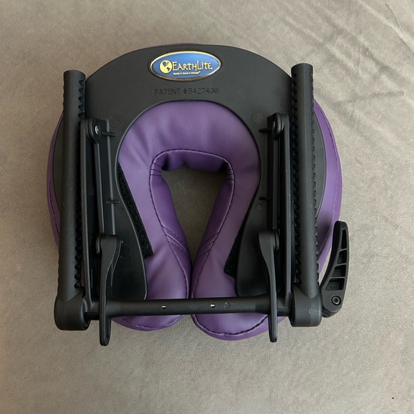 Earthlite Adjustable Massage Table Headrest – Purple | Excellent Condition - Picture 2 of 12